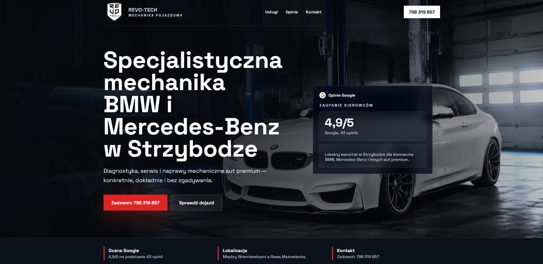 Podgląd strony Revo-Tech